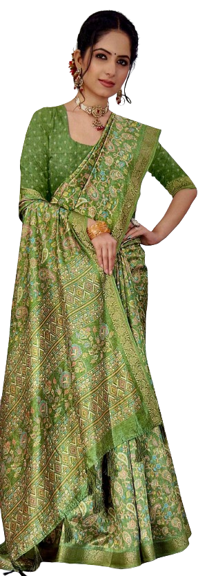 Brocade Silk Weaving Handloom Saree