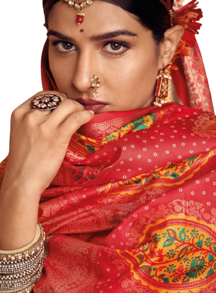Bandhani Gharchola Handloom Silk Saree