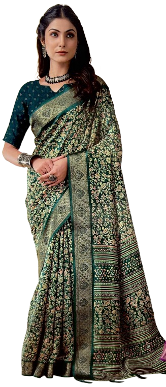 Designer Brocade Silk Handloom Saree